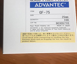 Advantec 玻璃纖維濾紙 GF-75