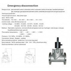 進(jìn)口高壓常閉式緊急切斷電磁閥