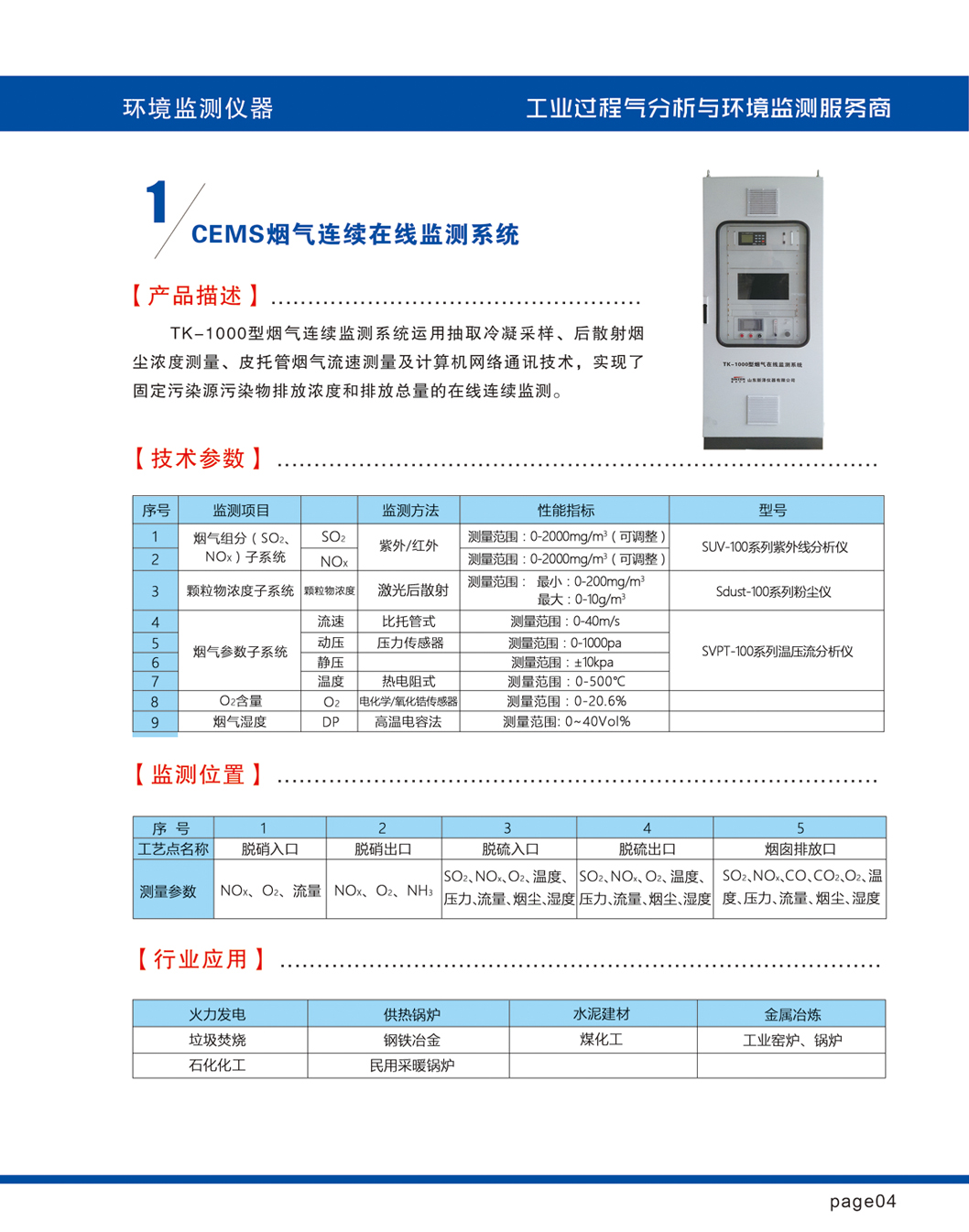 SUV-100紫外線(xiàn)煙氣SO2分析儀